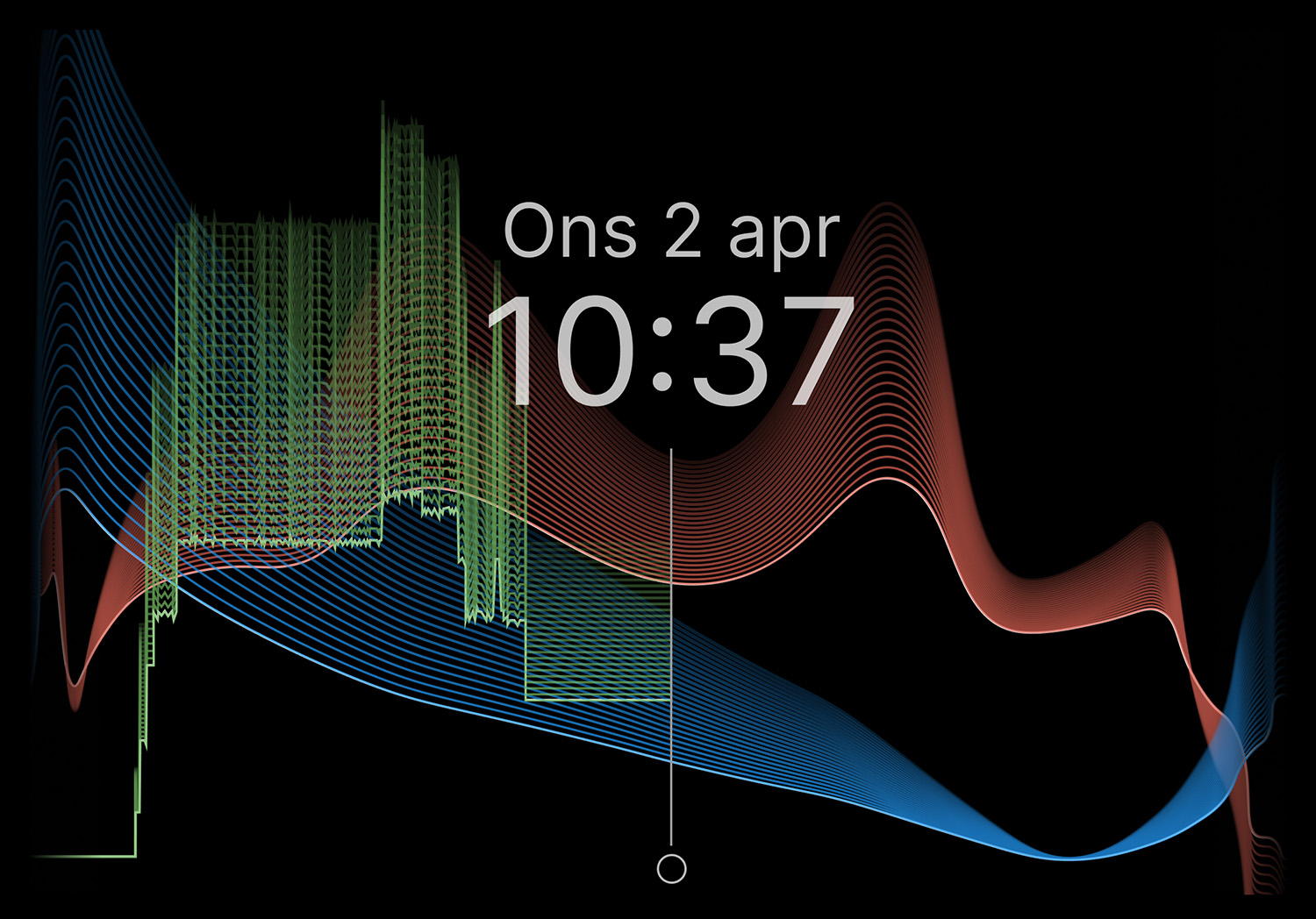 Bild över dashboarden i det icke-aktiva nedtonade Active On Demand (AOD) läget. Design: Martin Åhlén/LTU